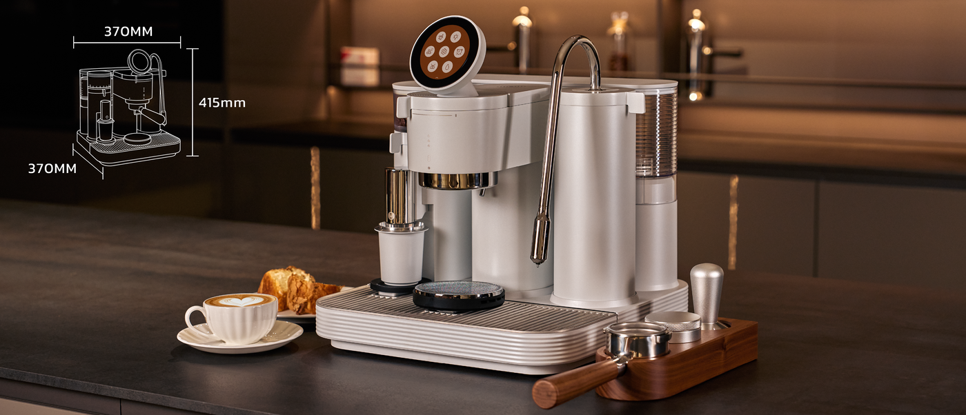 Best compact professional home espresso machine Meraki: high-end barista performance in a space-saving design